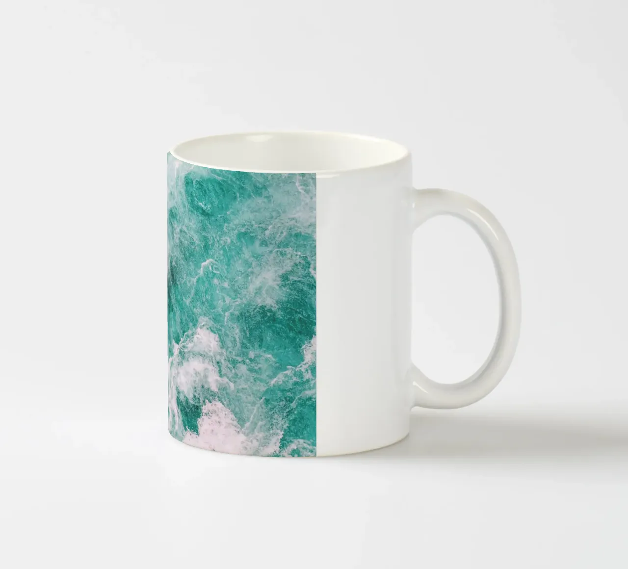 Whitewater 3 tazza in ceramica da Nur Mut