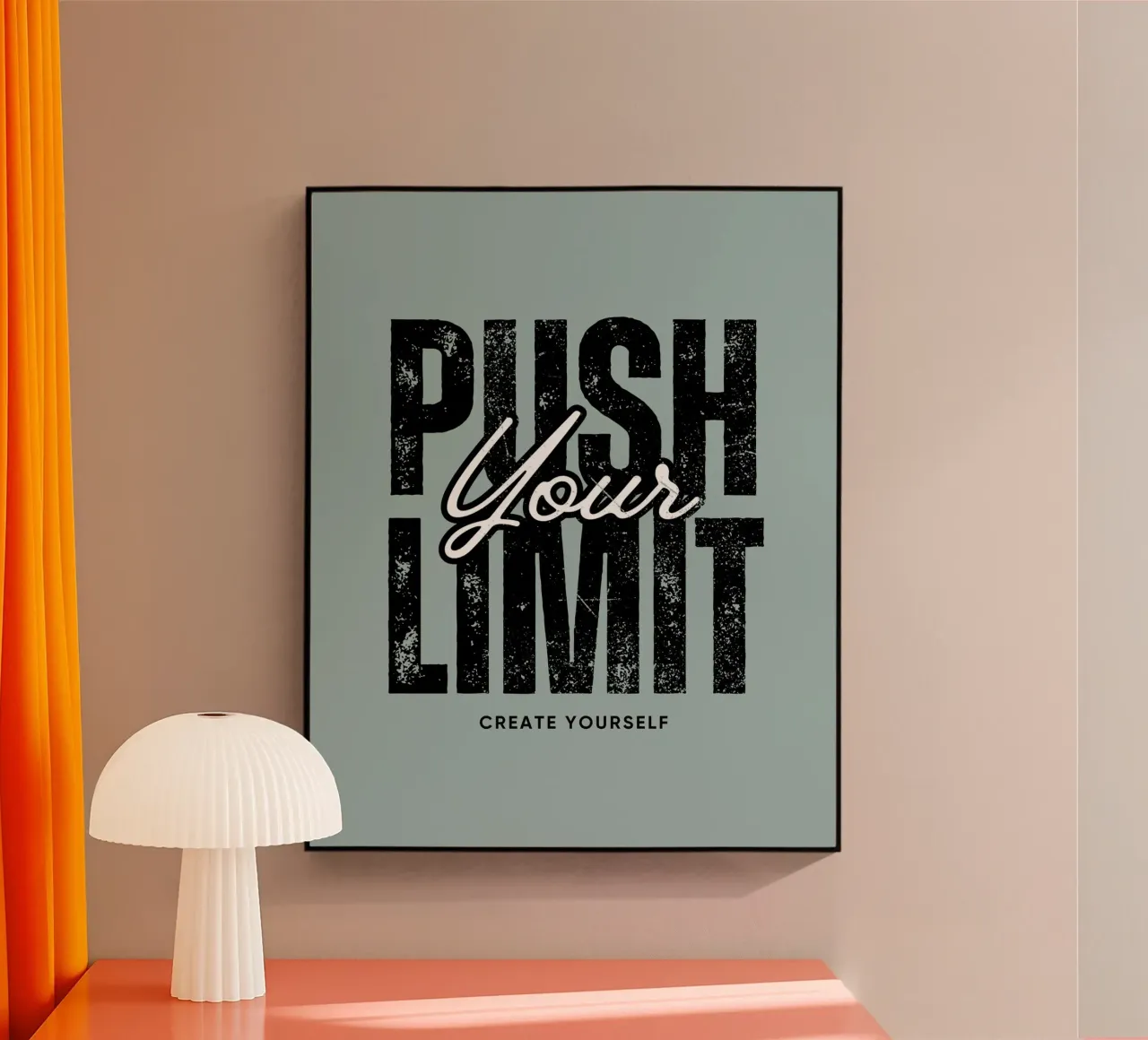 create yourself - reminder plexiglass da Ambition Wall