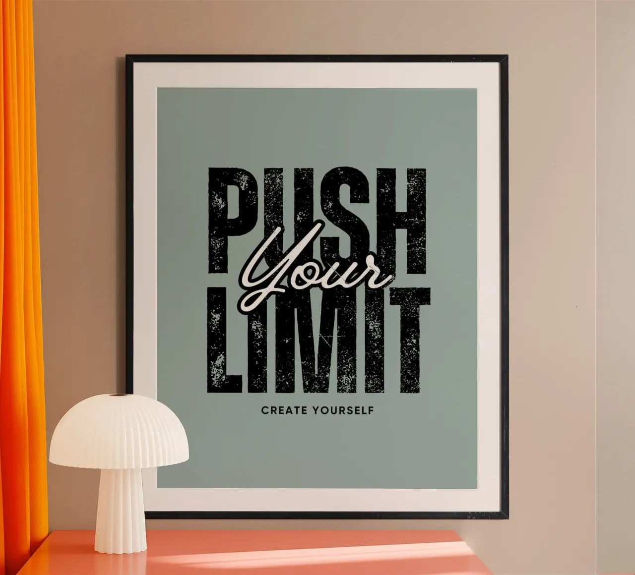 create yourself - reminder poster da Ambition Wall