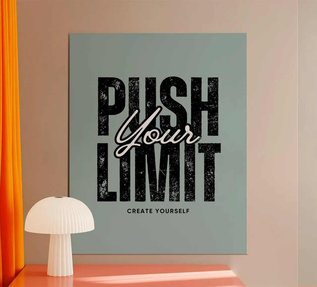 create yourself - reminder poster da Ambition Wall