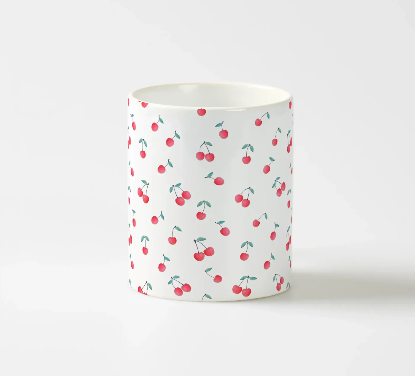 Cherries ceramic mug by Kind of Style
