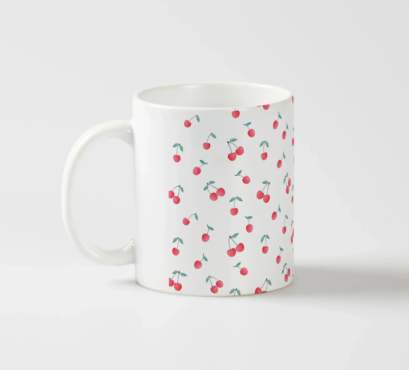 Cherries Keramik Tasse von Kind of Style