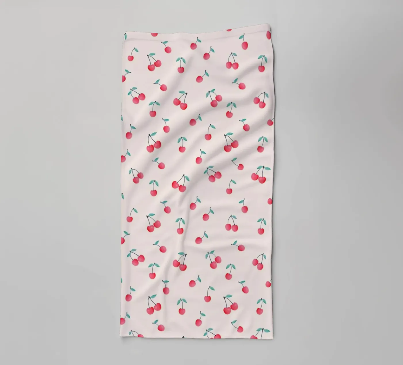 Cherries towel by Kind of Style
