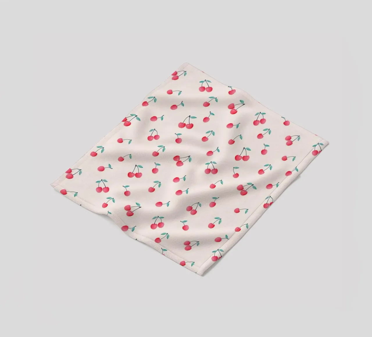 Cherries fleecedeken van Kind of Style