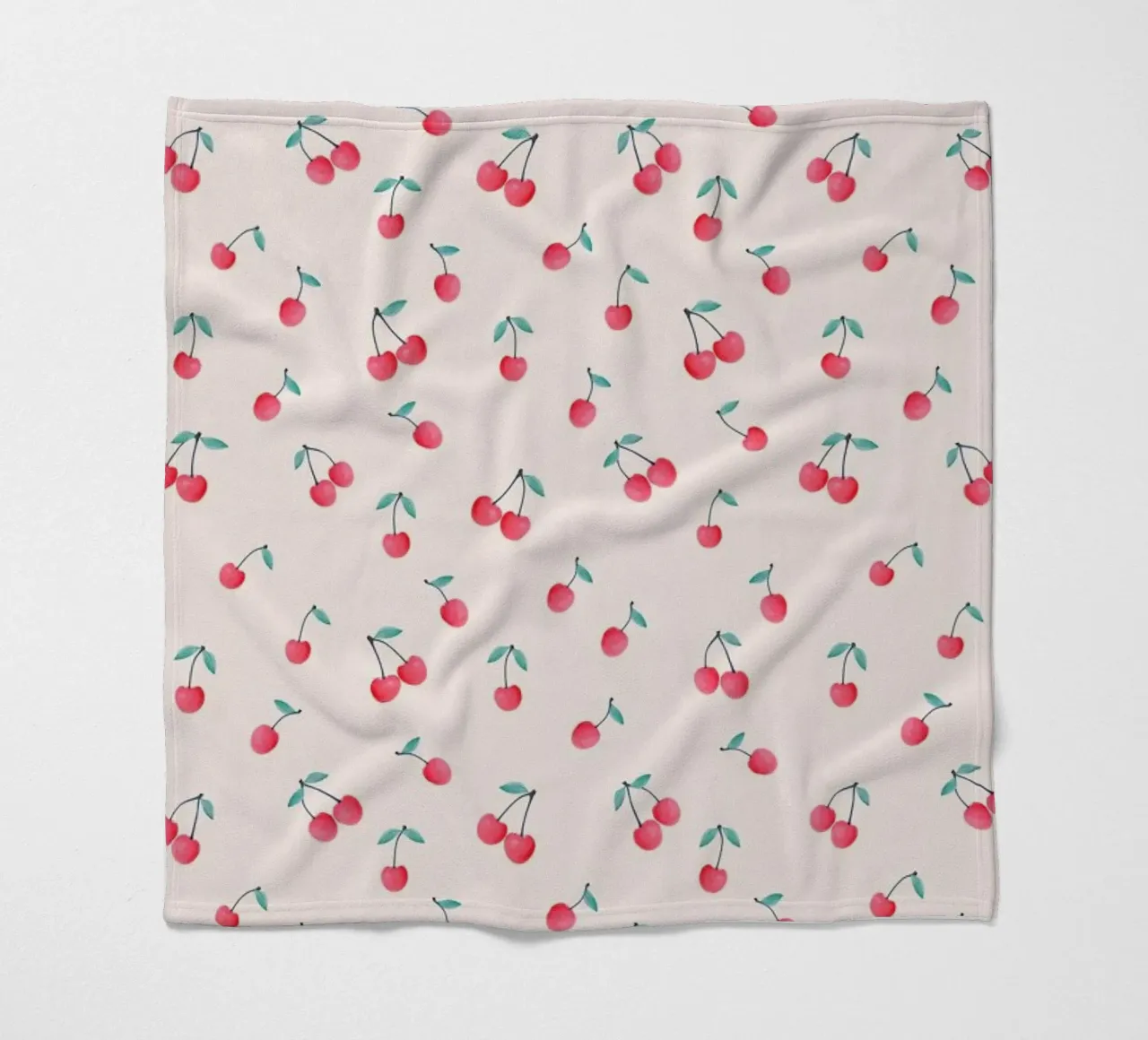 Cherries fleecedeken van Kind of Style