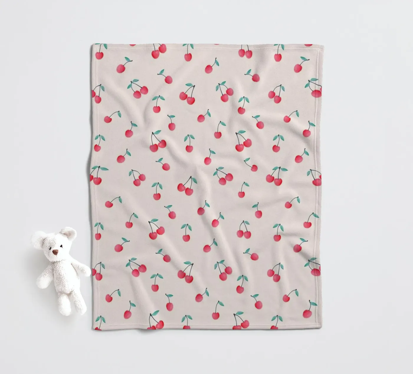 Cherries Fleecedecke von Kind of Style