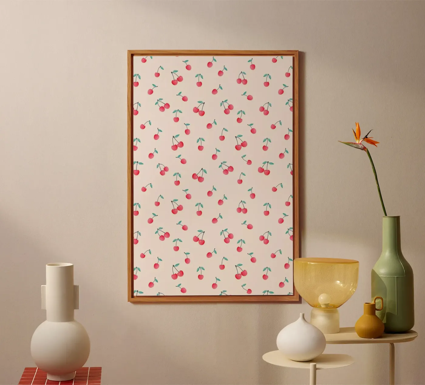 Cherries forex plate by Kind of Style
