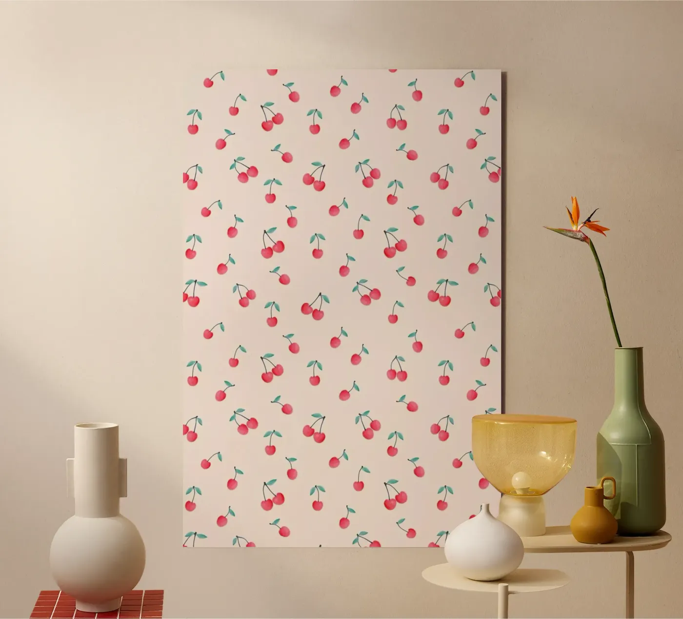 Cherries forex plate by Kind of Style