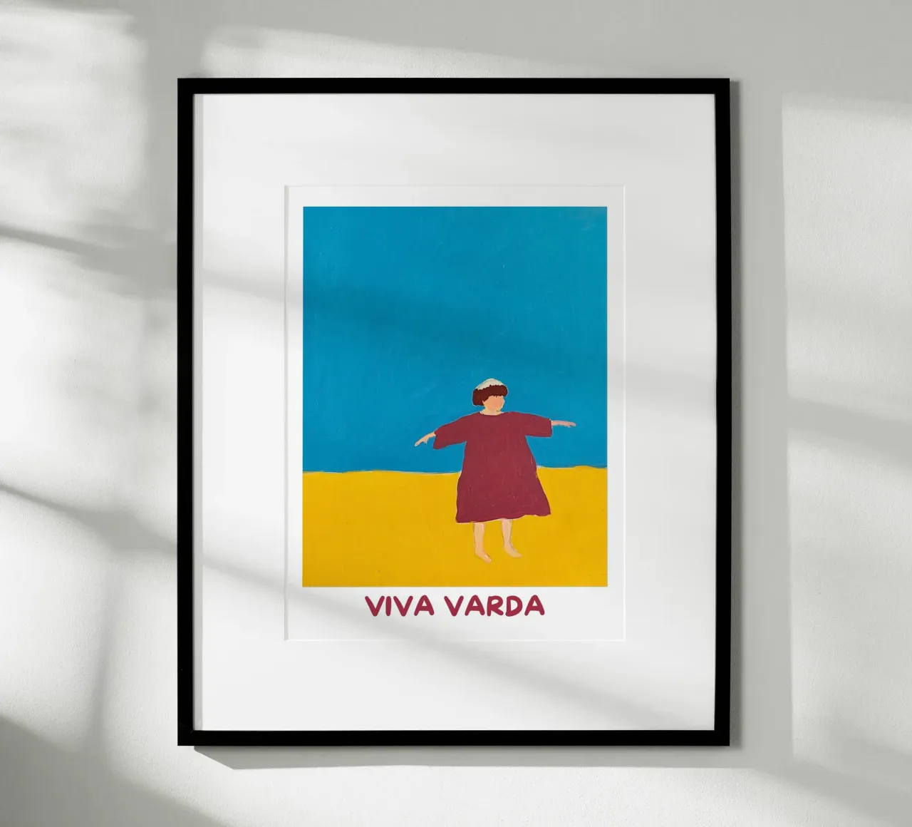 Viva Agnès Varda poster da tainah negreiros