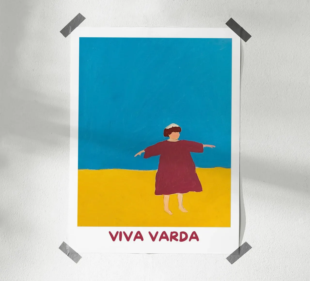 Viva Agnès Varda poster da tainah negreiros