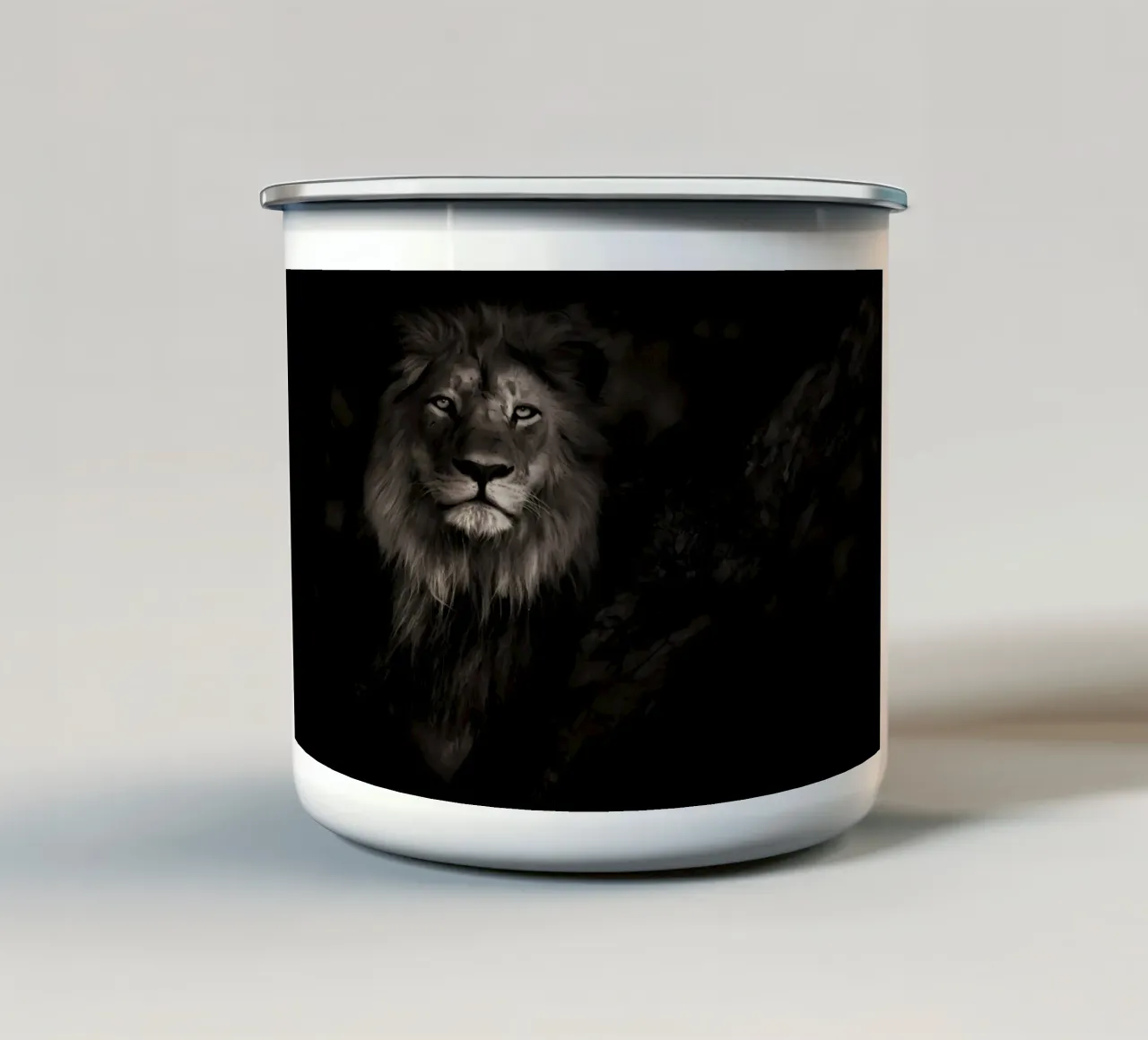 Poster animali 233 tazza in smalto da Korrie Lane