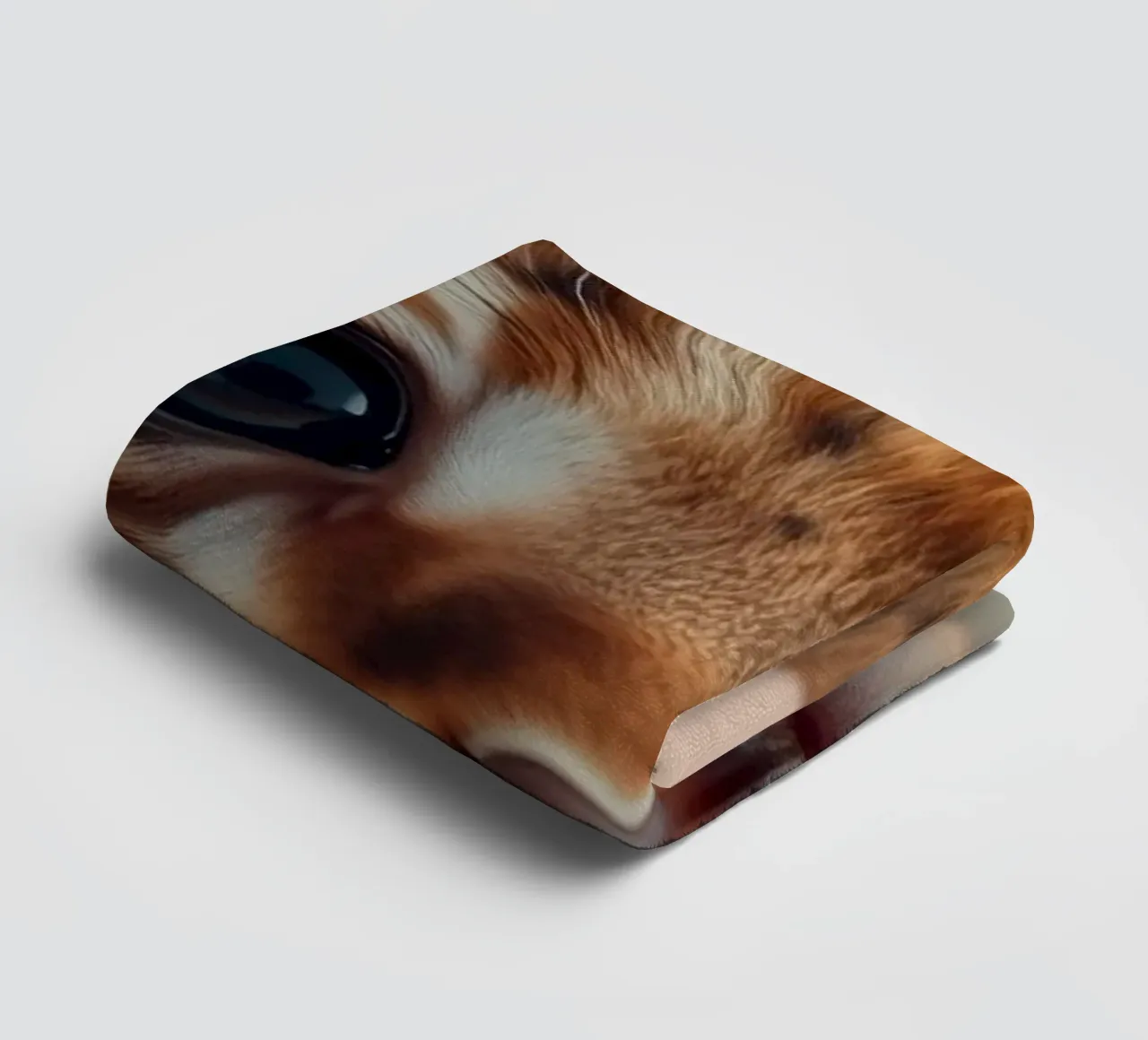 Animale giovane e carino con grandi occhi e grandi orecchie in posa asciugamano da bagno da DesignDoodle
