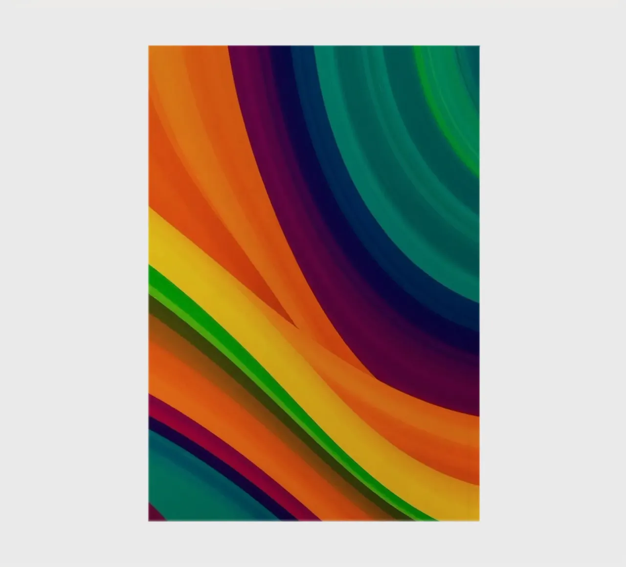 Colorful abstract patterns create a vibrant artwork notebook by DesignDoodle