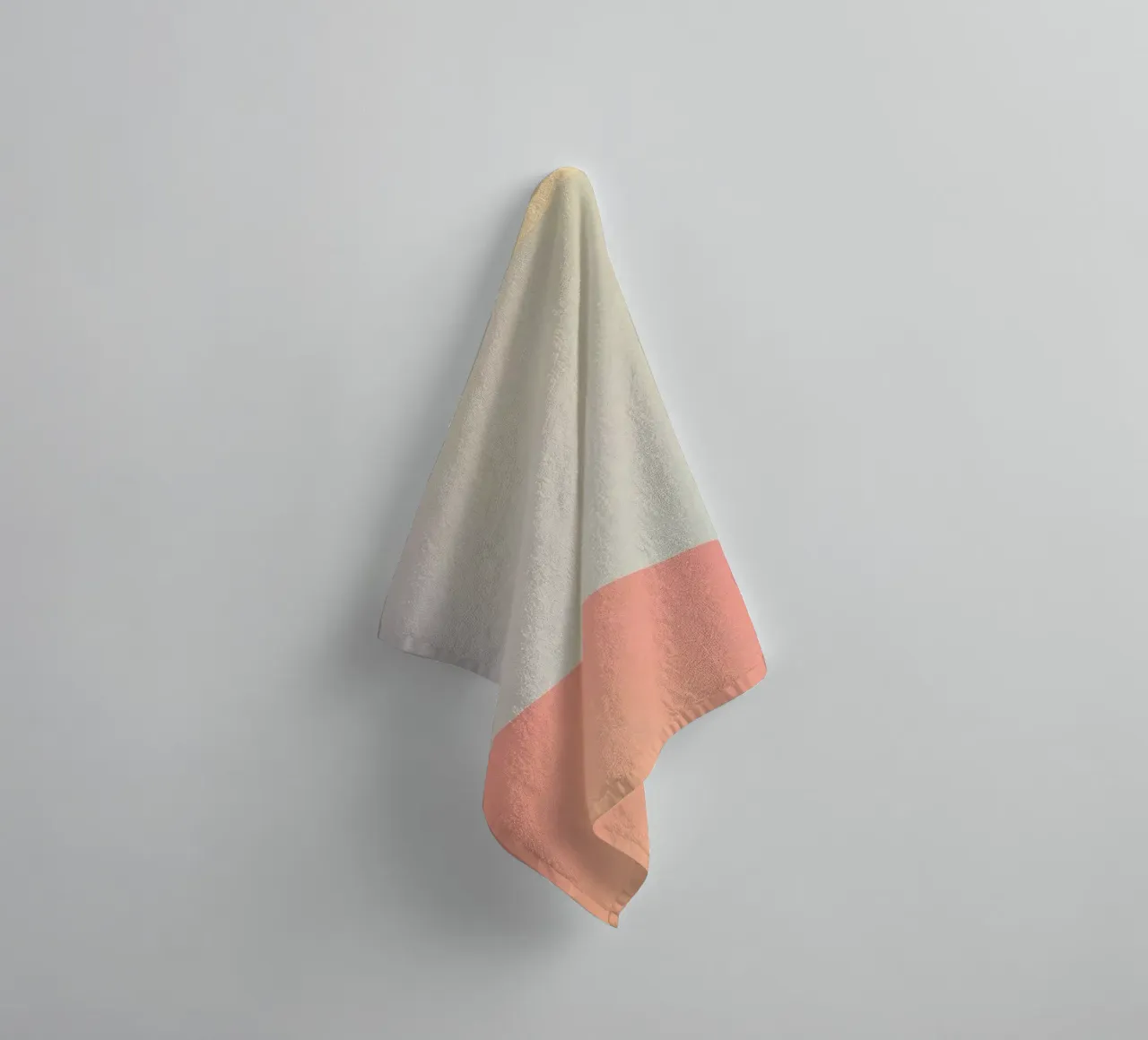 Waves of pastel colors blend smoothly calming atmosphare towel by DesignDoodle