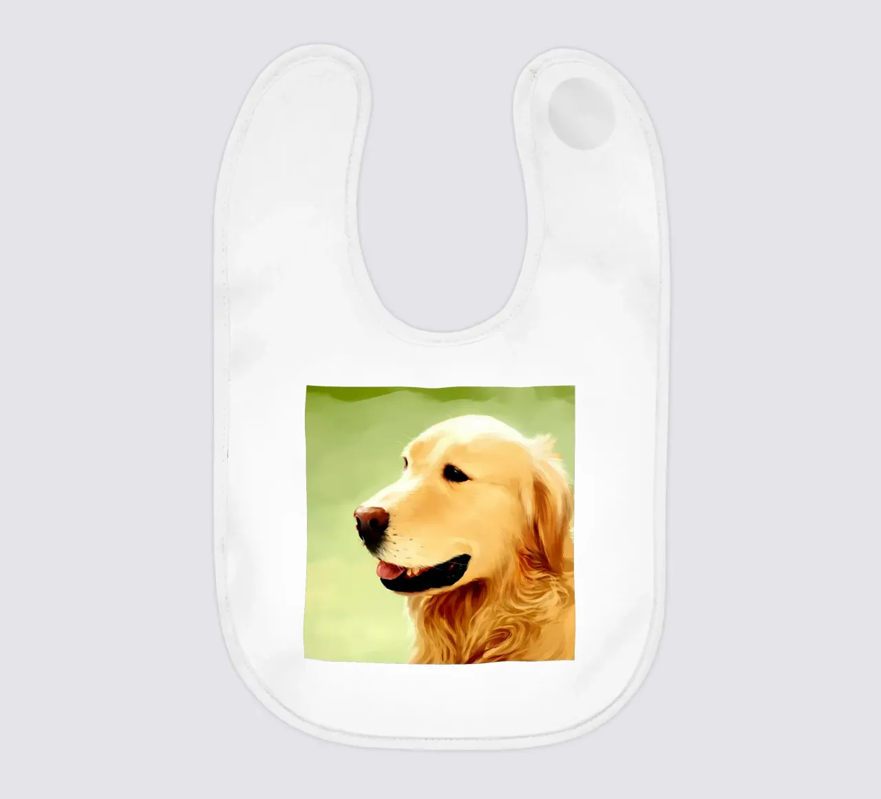 Animal poster 246 baby bib by Korrie Lane