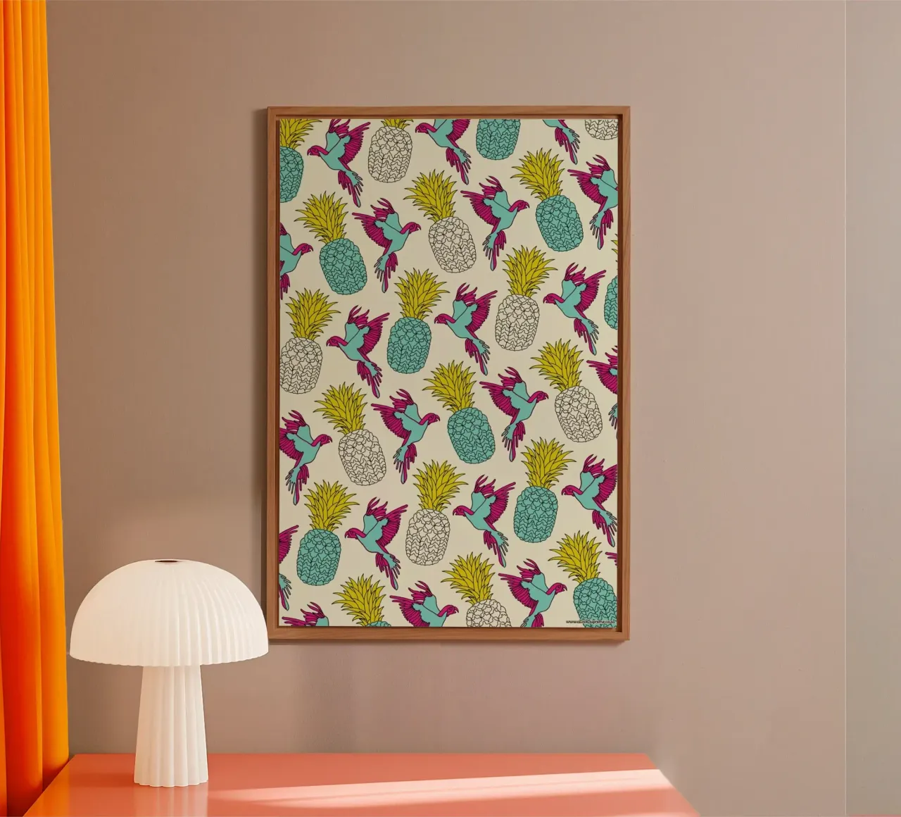 Wrapping Paper Pineapple alluminio dibond da a Love Supreme