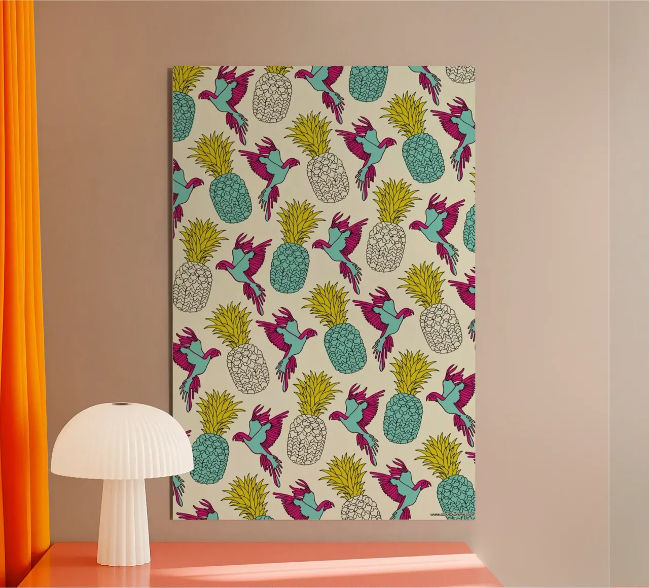 Wrapping Paper Pineapple alluminio dibond da a Love Supreme