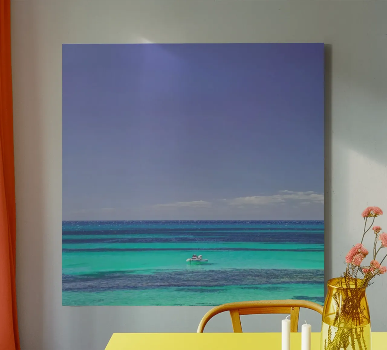 Rottnest Island Basin tela con Cornice a cassetta da Nur Mut