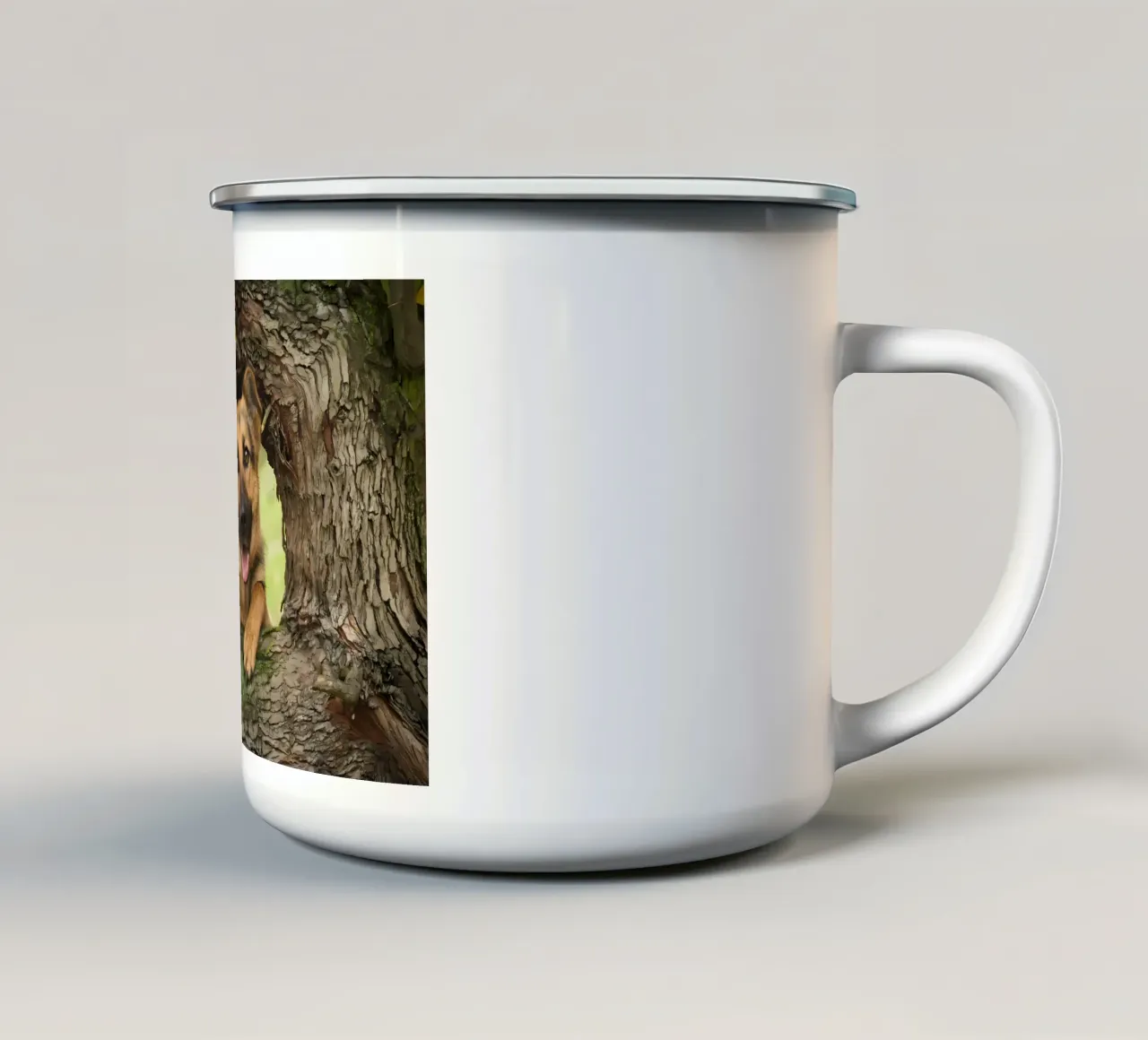 Animal poster 252 enamel mug by Korrie Lane