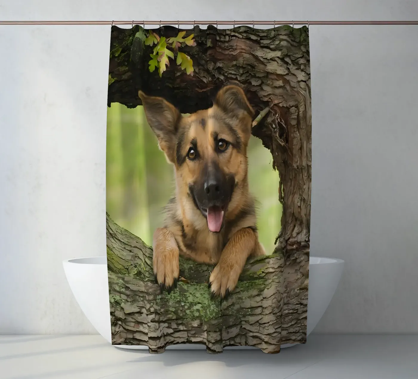 Dierenposter 252 douchegordijn van Korrie Lane