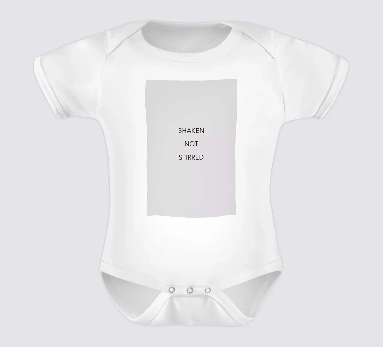 Shaken Not Stirred body neonato maniche corte da Studio One