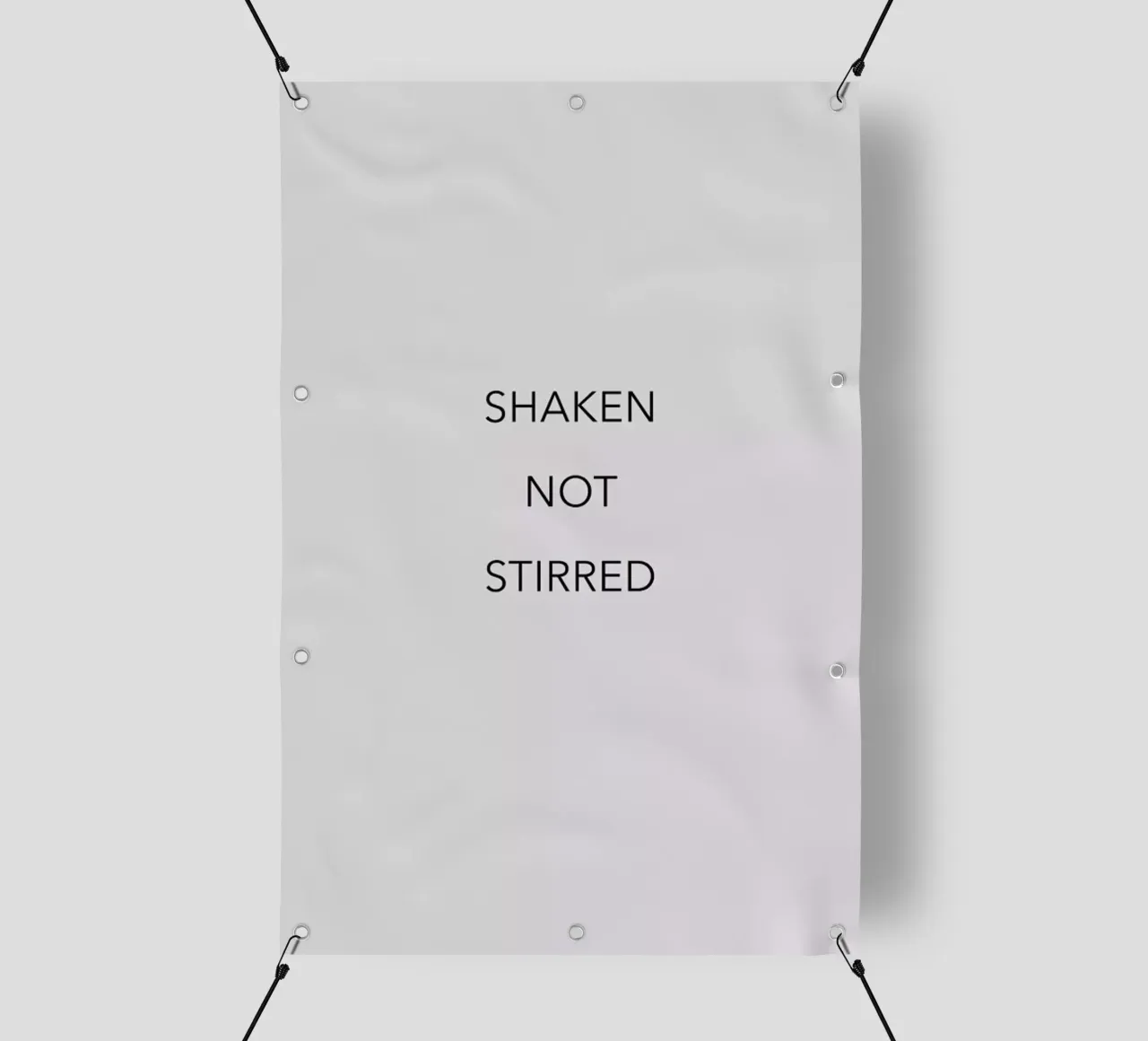 Shaken Not Stirred telo in pvc da Studio One
