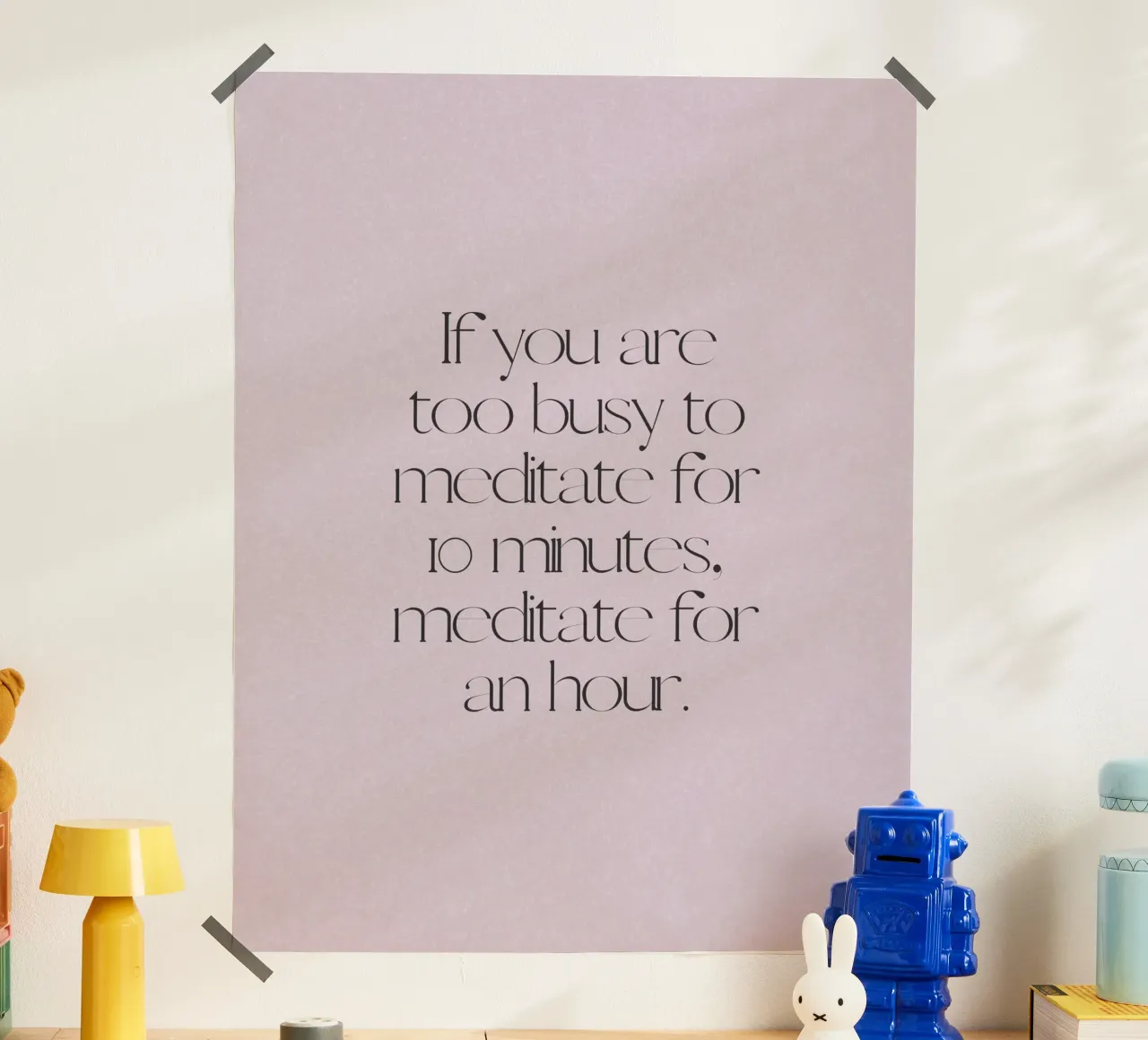 meditation - reminder carta hahnemühle da Ambition Wall