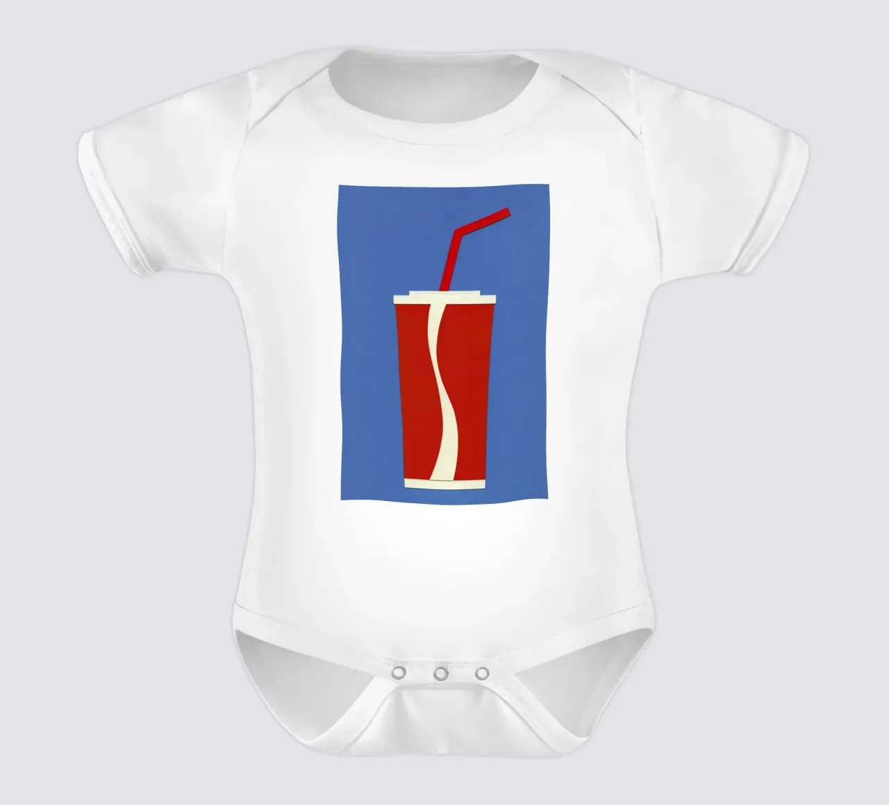 Cup of Coke body neonato maniche corte da Rosi Feist