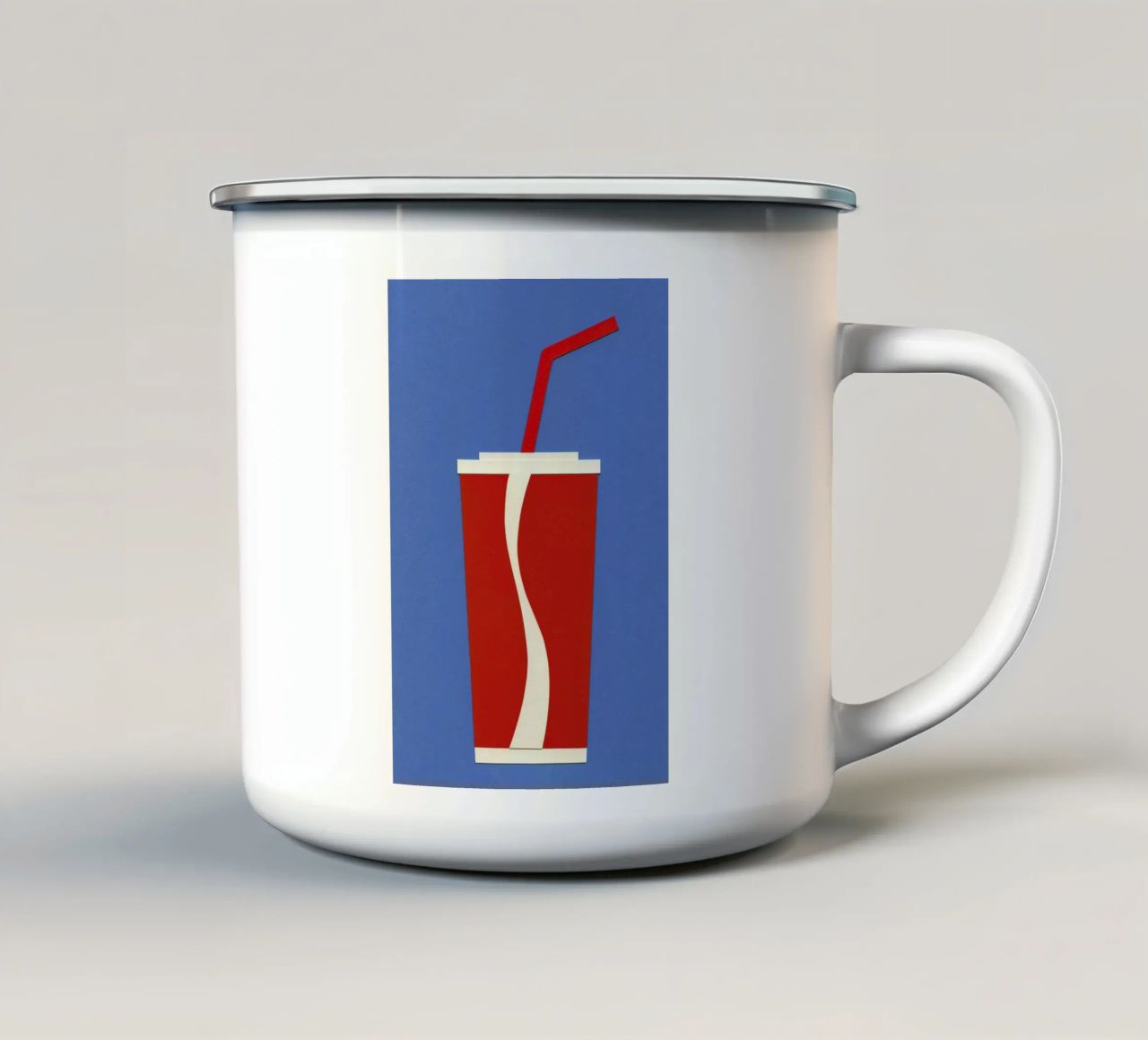 Cup of Coke tazza in smalto da Rosi Feist