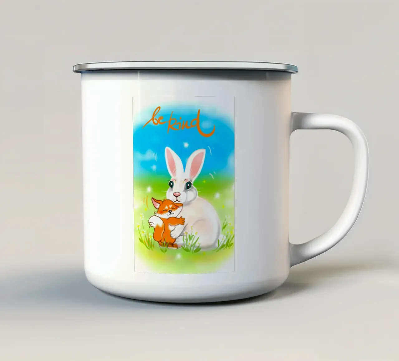 be kind tazza in smalto da Happy 😃 Art 🎨 by Christine Schnoell