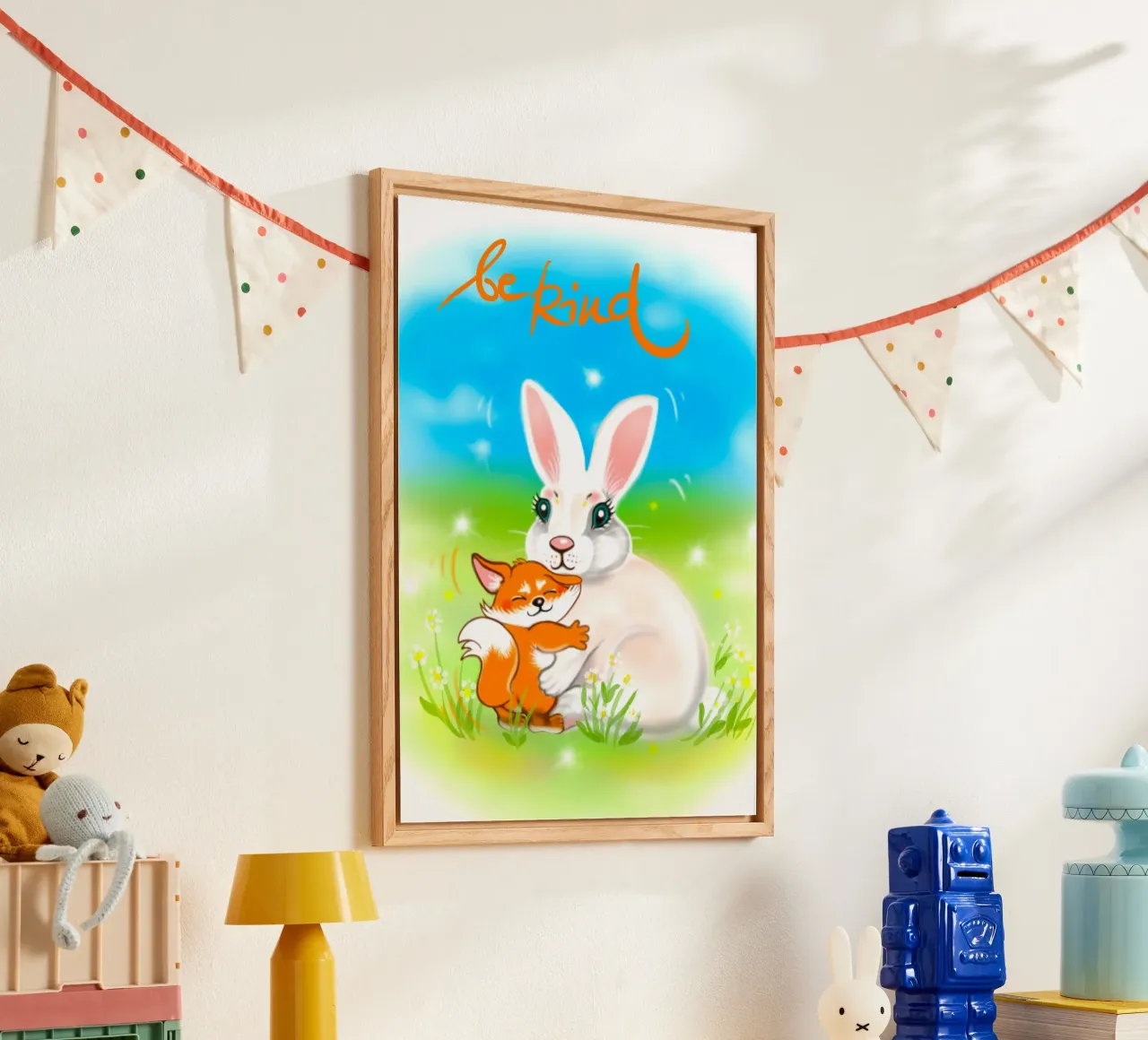 be kind plexiglass da Happy 😃 Art 🎨 by Christine Schnoell