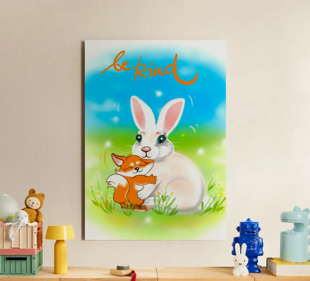 be kind alluminio dibond da Happy 😃 Art 🎨 by Christine Schnoell