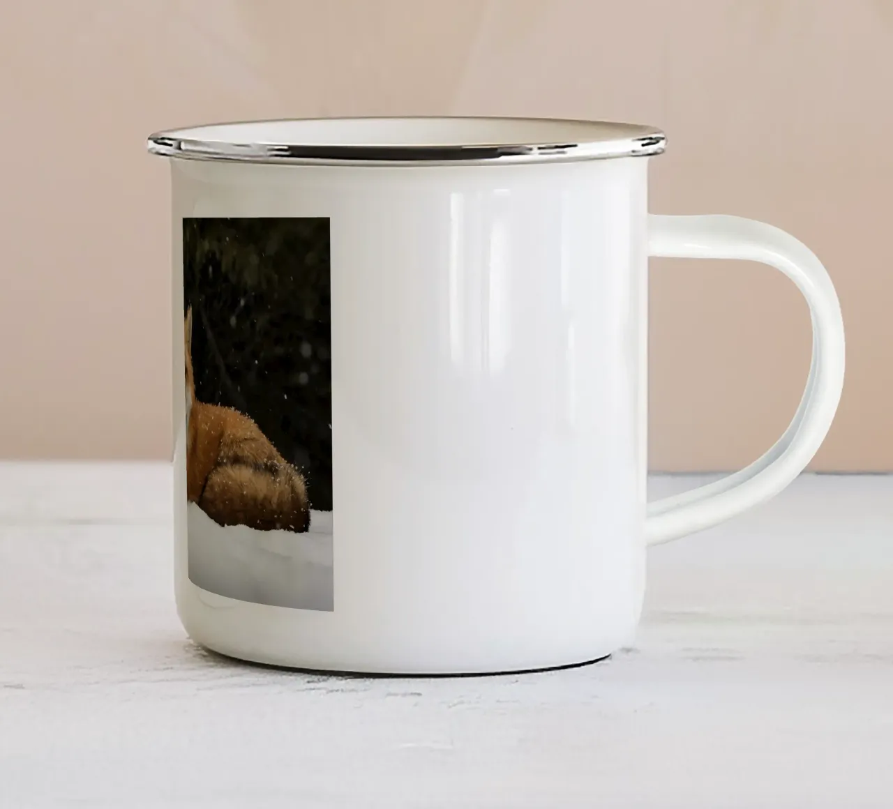 Poster animali 259 tazza in smalto da Korrie Lane