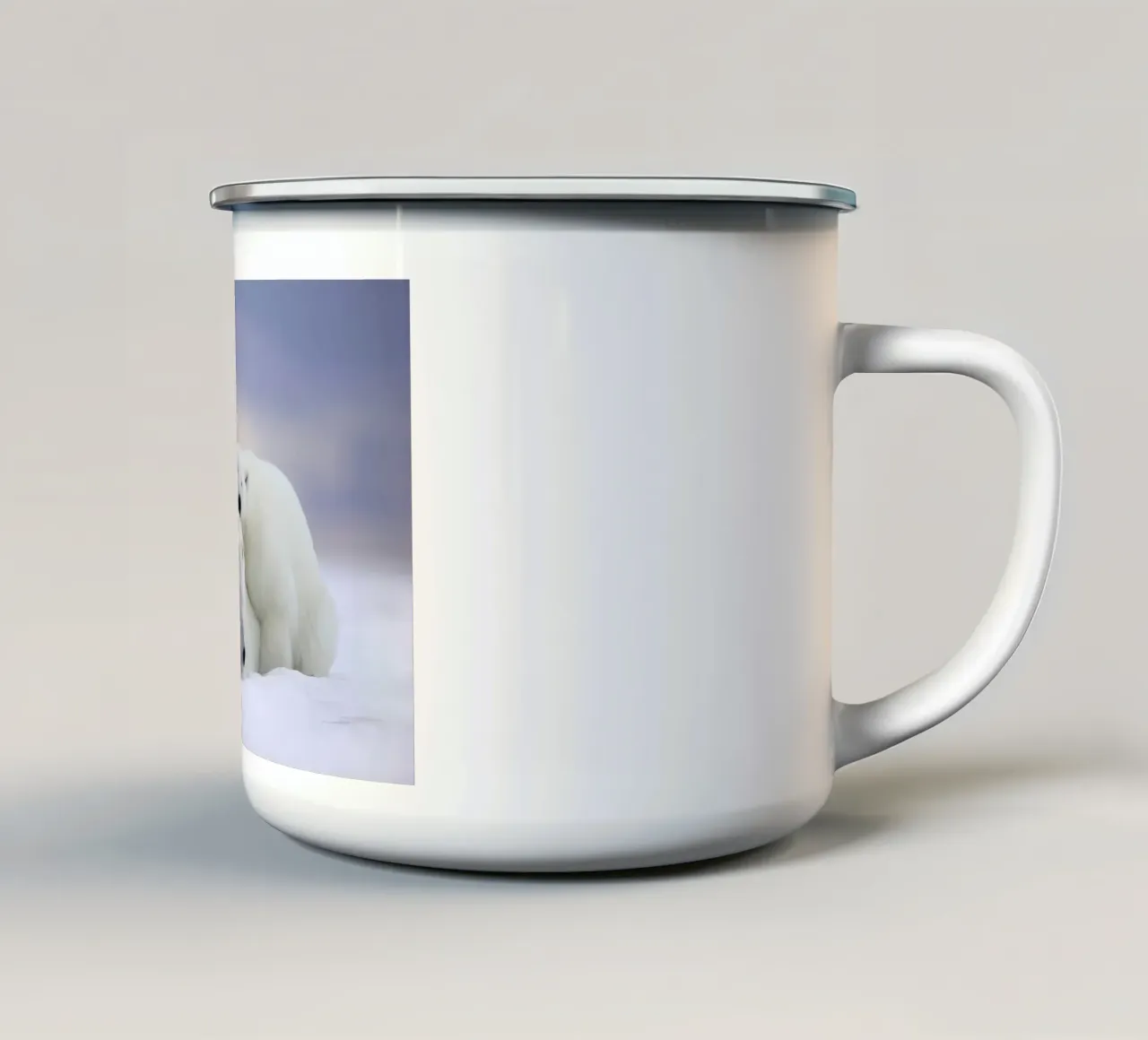 Animal poster 265 enamel mug by Korrie Lane