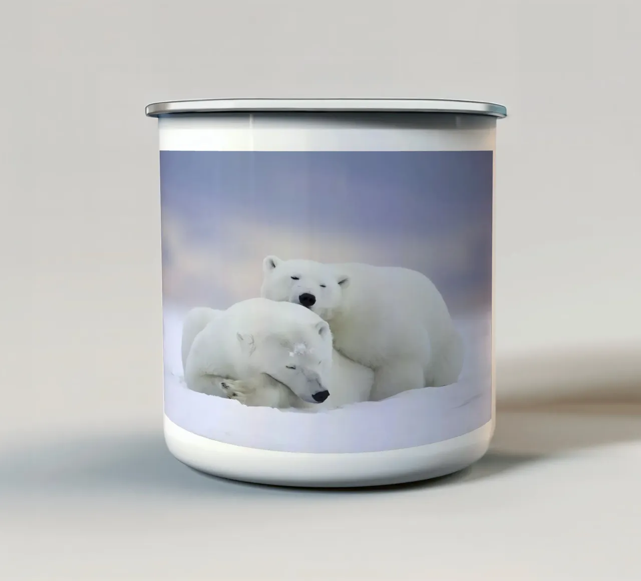 Animal poster 265 enamel mug by Korrie Lane