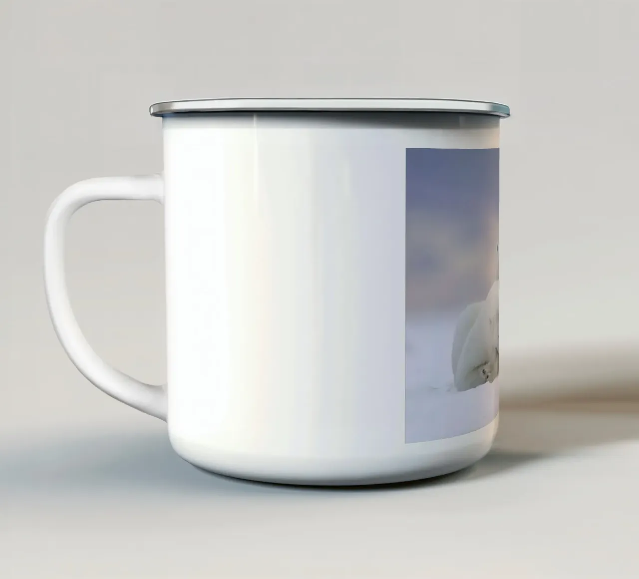 Animal poster 265 enamel mug by Korrie Lane