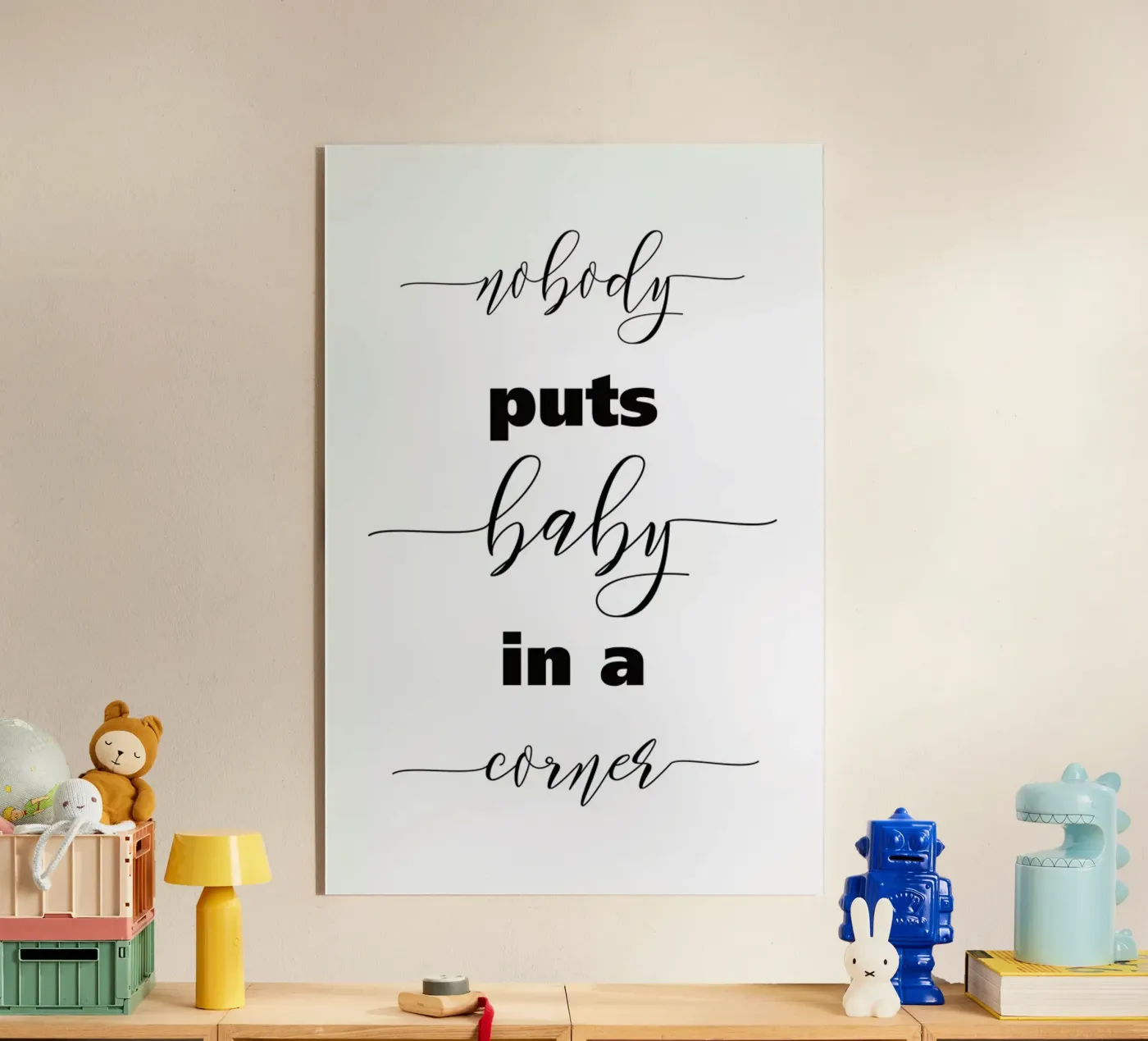 Baby Corner Acryl-Glas von Sabrina Ziegenhorn