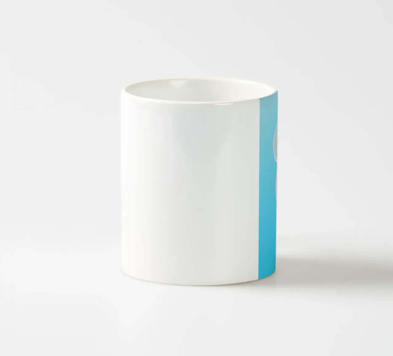Quattro cerchi colorati in tonalità pastello tazza in ceramica da Something for you
