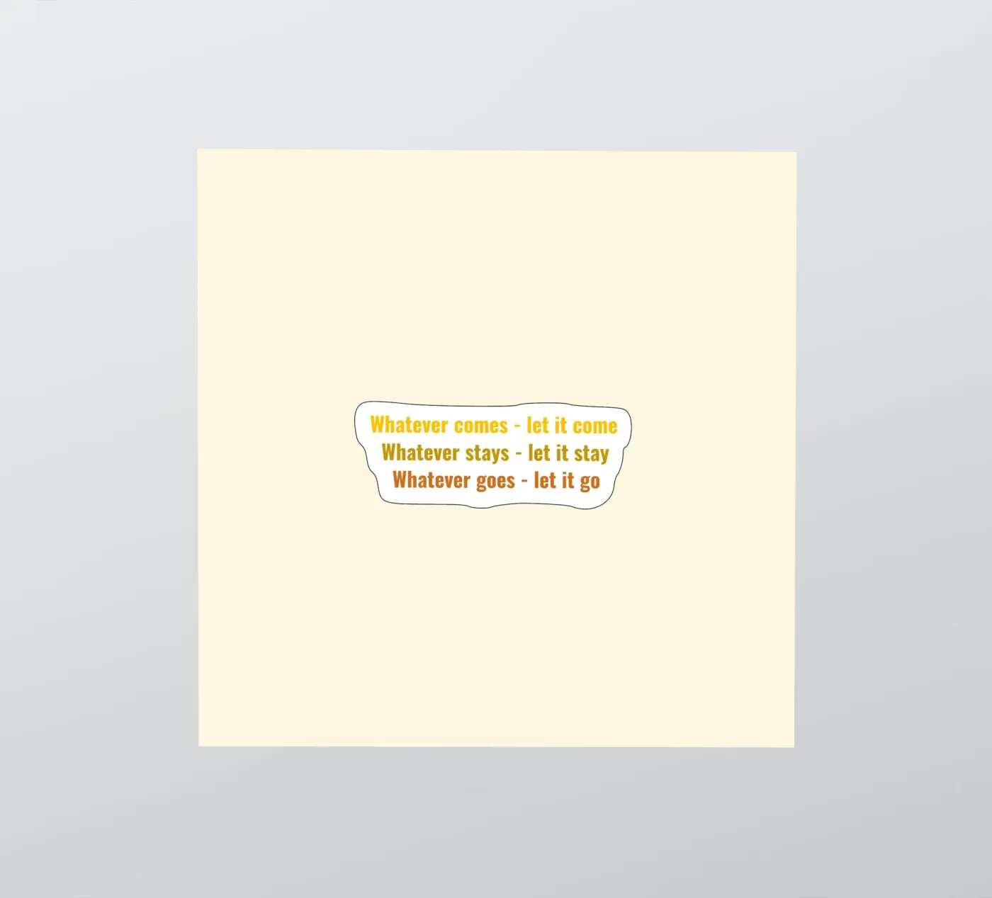 Whatever... sticker by Happy 😃 Art 🎨 by Christine Schnoell