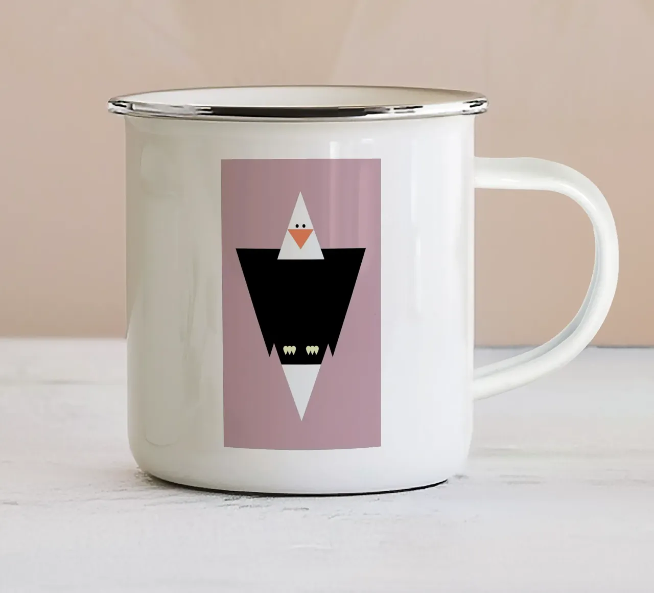 Cliff the Eagle tazza in smalto da Marx & Croft