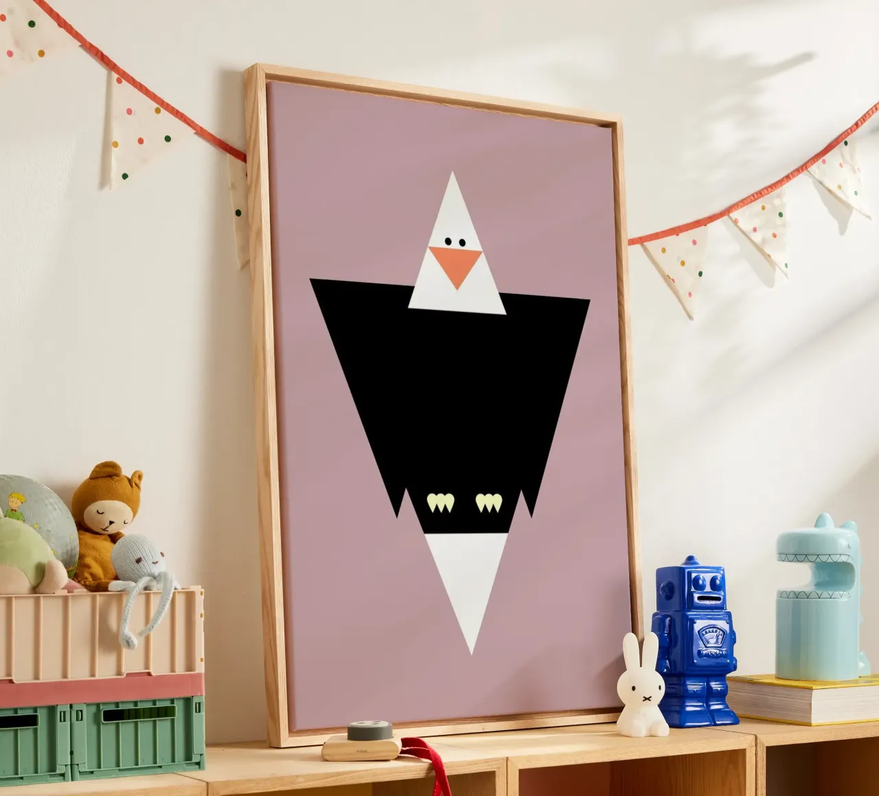 Cliff the Eagle tela con Cornice a cassetta da Marx & Croft