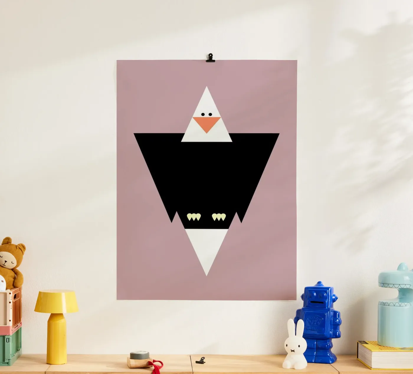 Cliff the Eagle poster van Marx & Croft