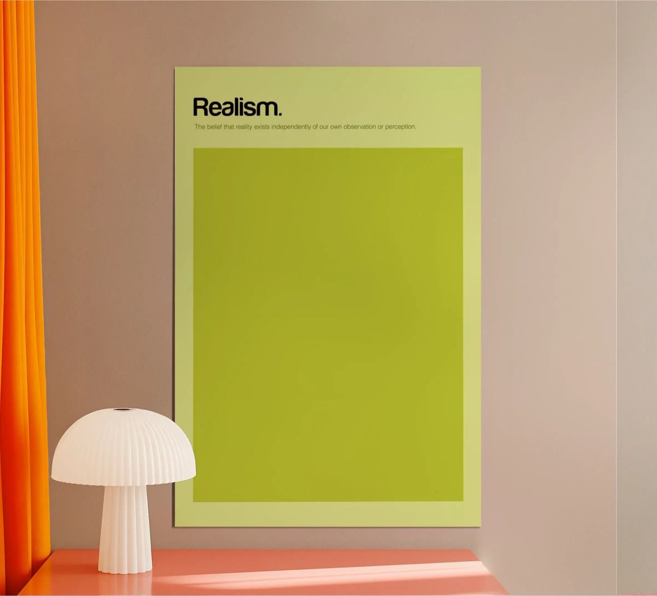 Realism Poster von Genís Carreras