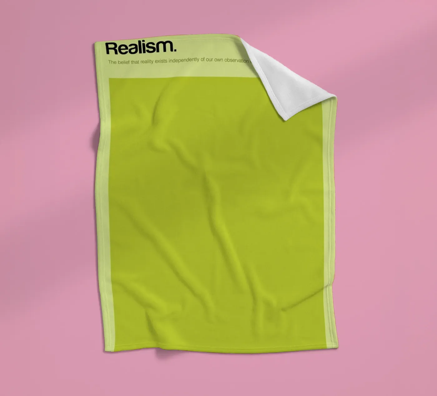 Realism Fleecedecke von Genís Carreras