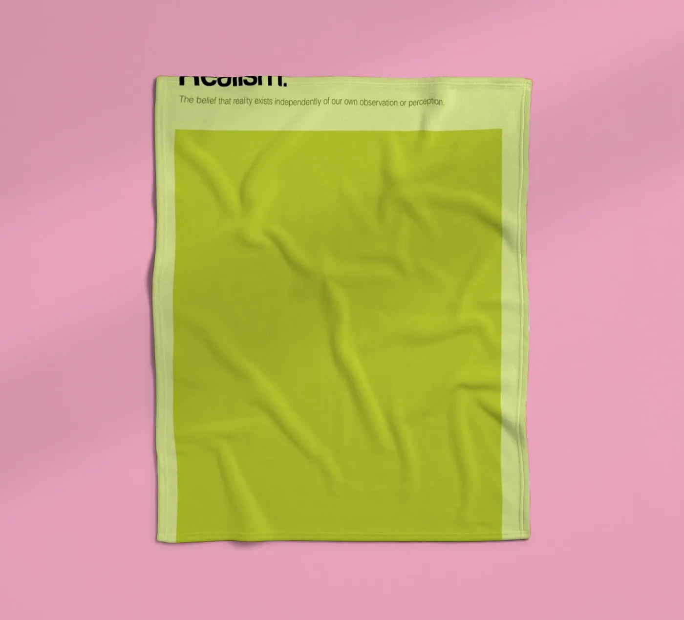 Realism Fleecedecke von Genís Carreras