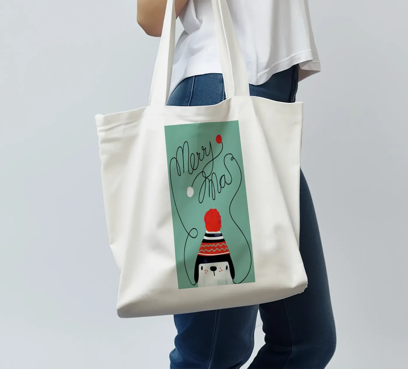 Cap tote bag by Doozal