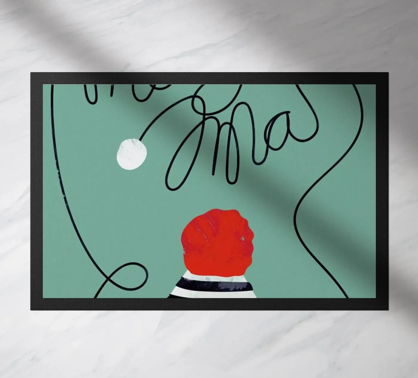 Cap doormat by Doozal