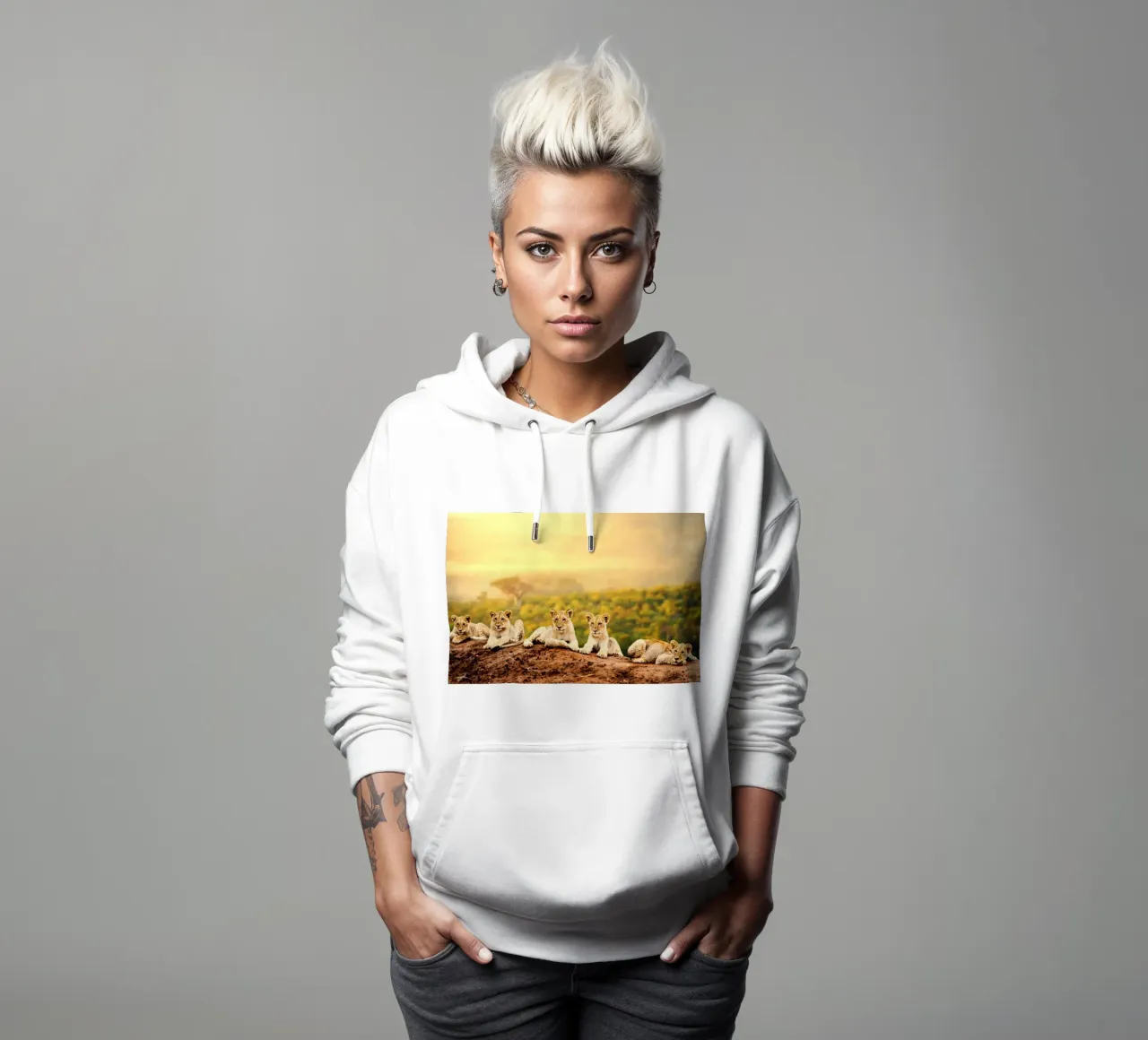 Animal poster 282 hoodie by Korrie Lane