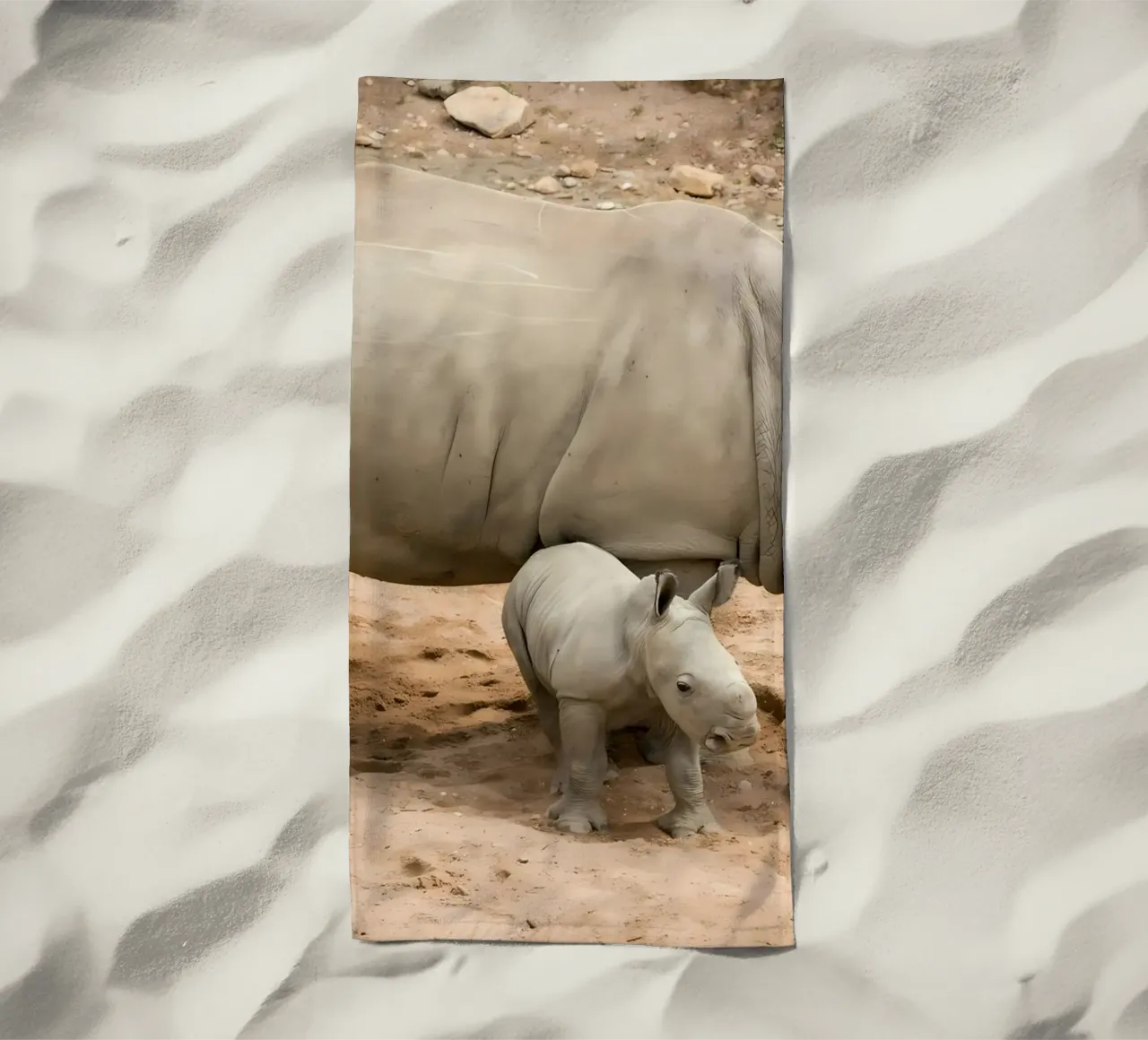Animal poster 286 beach towel by Korrie Lane