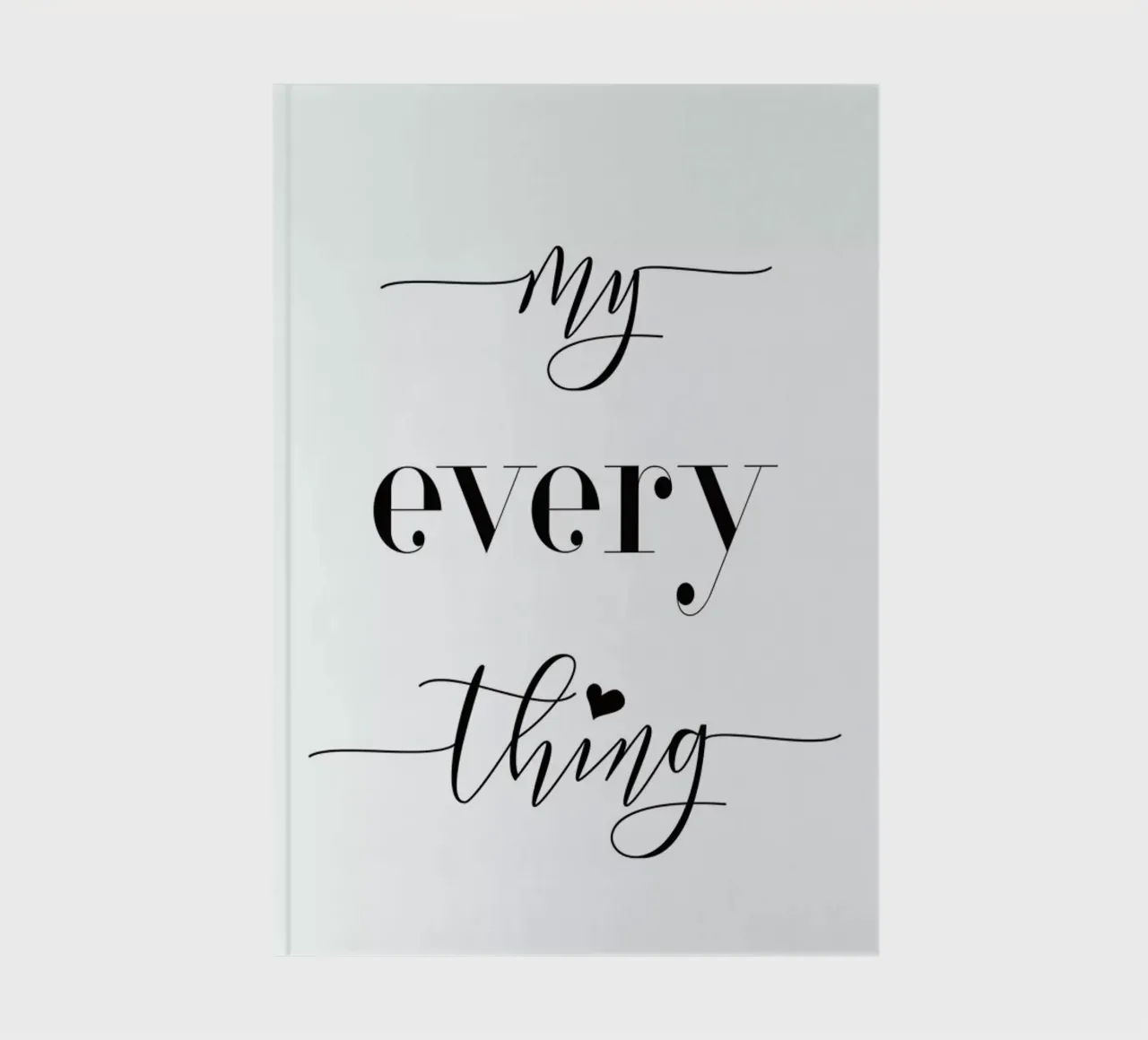 Everything notebook by Sabrina Ziegenhorn